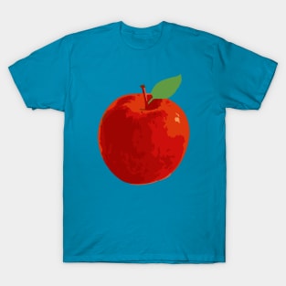 Minimalist Abstract Nature Art #57 Apple T-Shirt